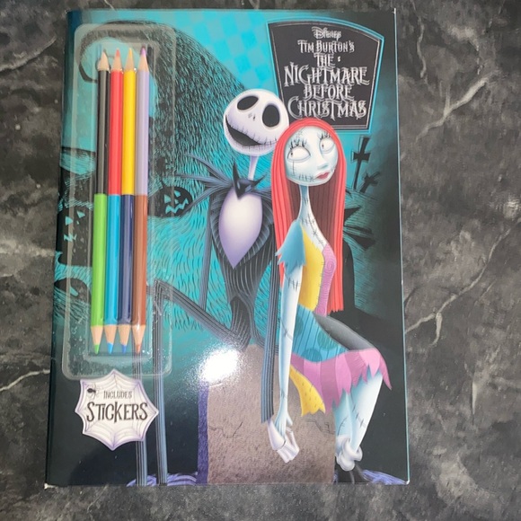 The Nightmare Before Christmas Coloring Activity Book - Picture 1 of 5